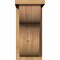 Ekena Millwork Carmel Smooth Corbel w/Backplate, Western Red Cedar, 7 1/2"W x 12"D x 16"H COR08X12X16CAR01SWR - alternate 4